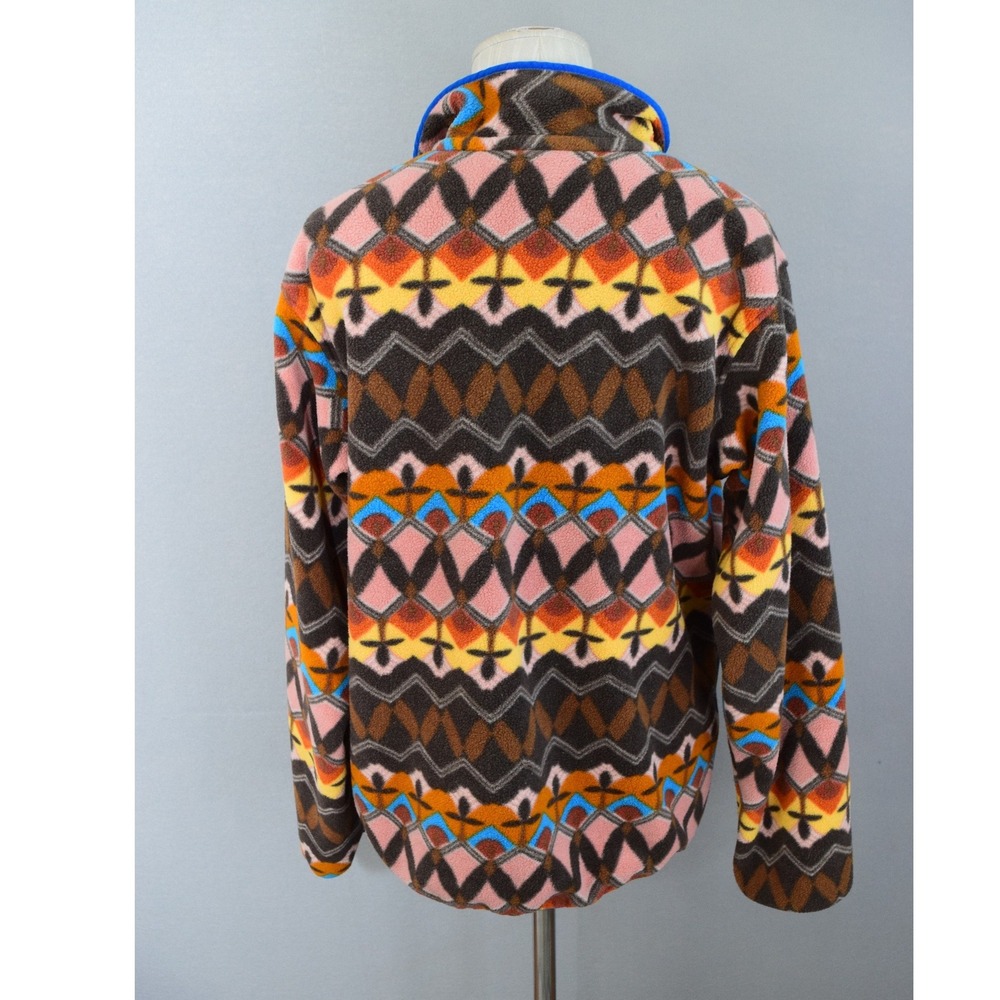 Patagonia Synchilla Snap-T Fleece Medium Anthos Pullover Women 25455 Lightweight - Picture 3 of 6